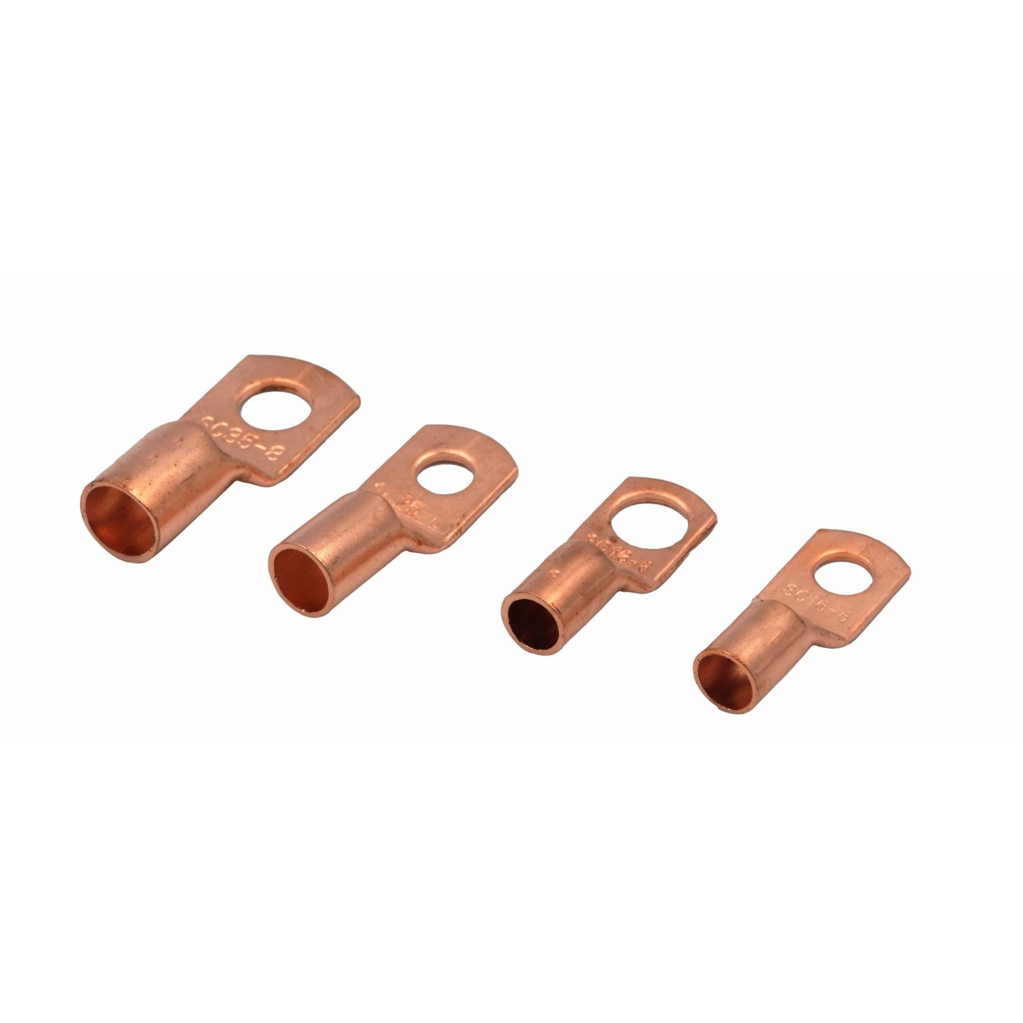 200pc Large Gauge Copper Lug Terminal Kit - Twin Eagle Imports