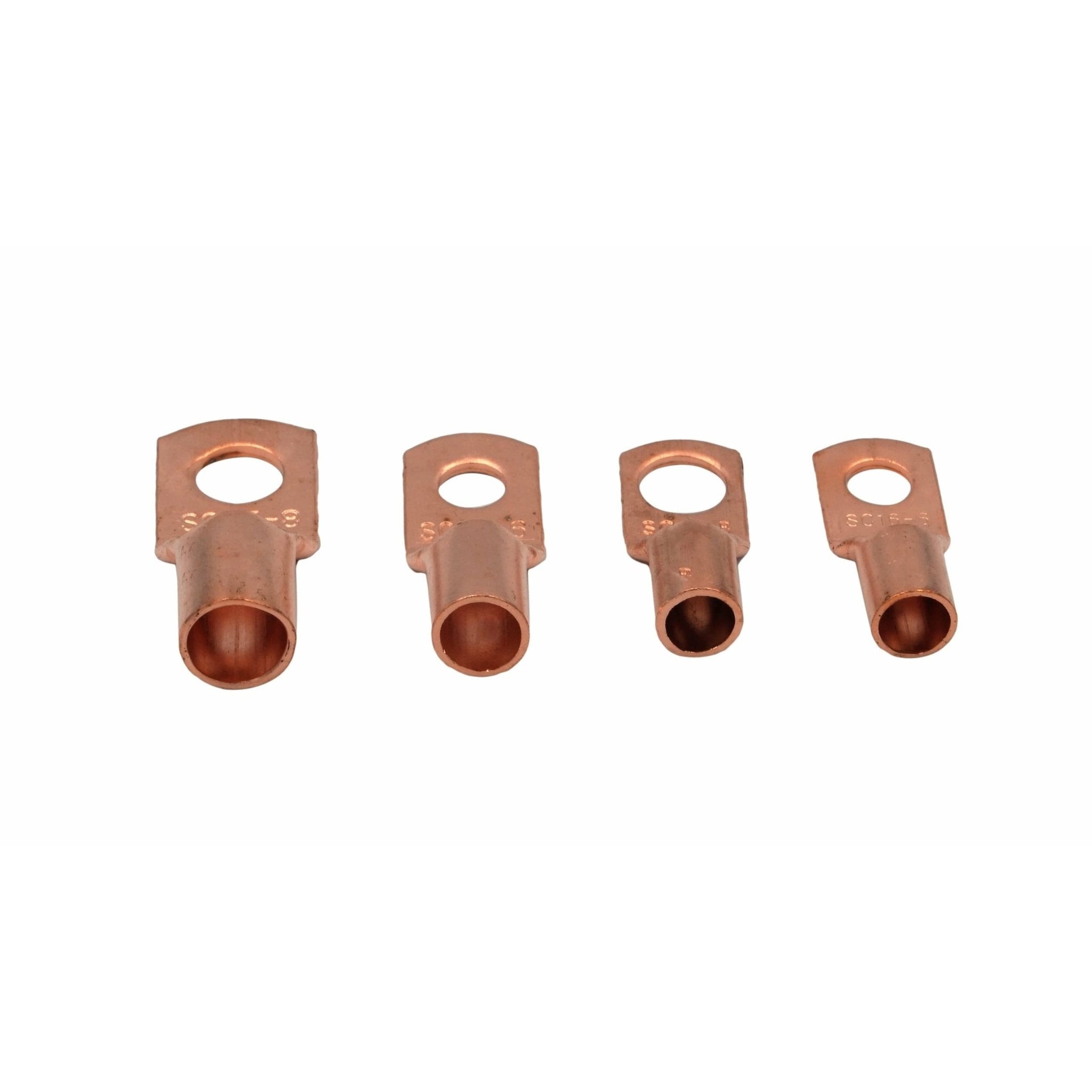 200pc Large Gauge Copper Lug Terminal Kit - Twin Eagle Imports