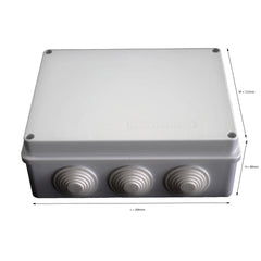 200x155x80 mm ABS Plastic IP65 Waterproof Junction Box - Twin Eagle Imports