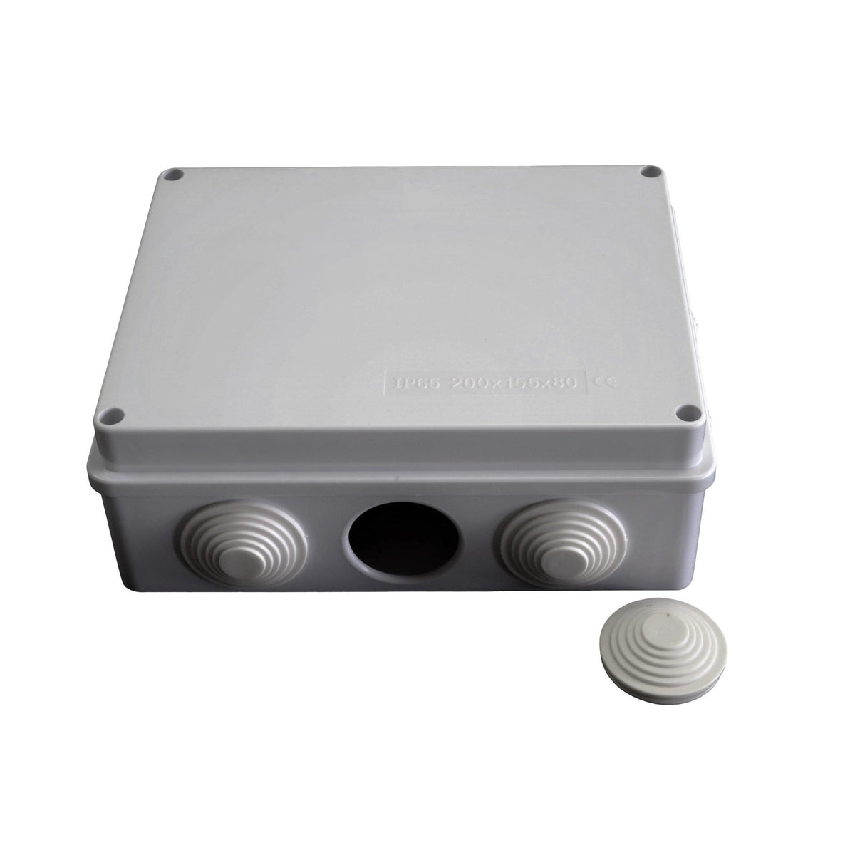 200x155x80 mm ABS Plastic IP65 Waterproof Junction Box - Twin Eagle Imports
