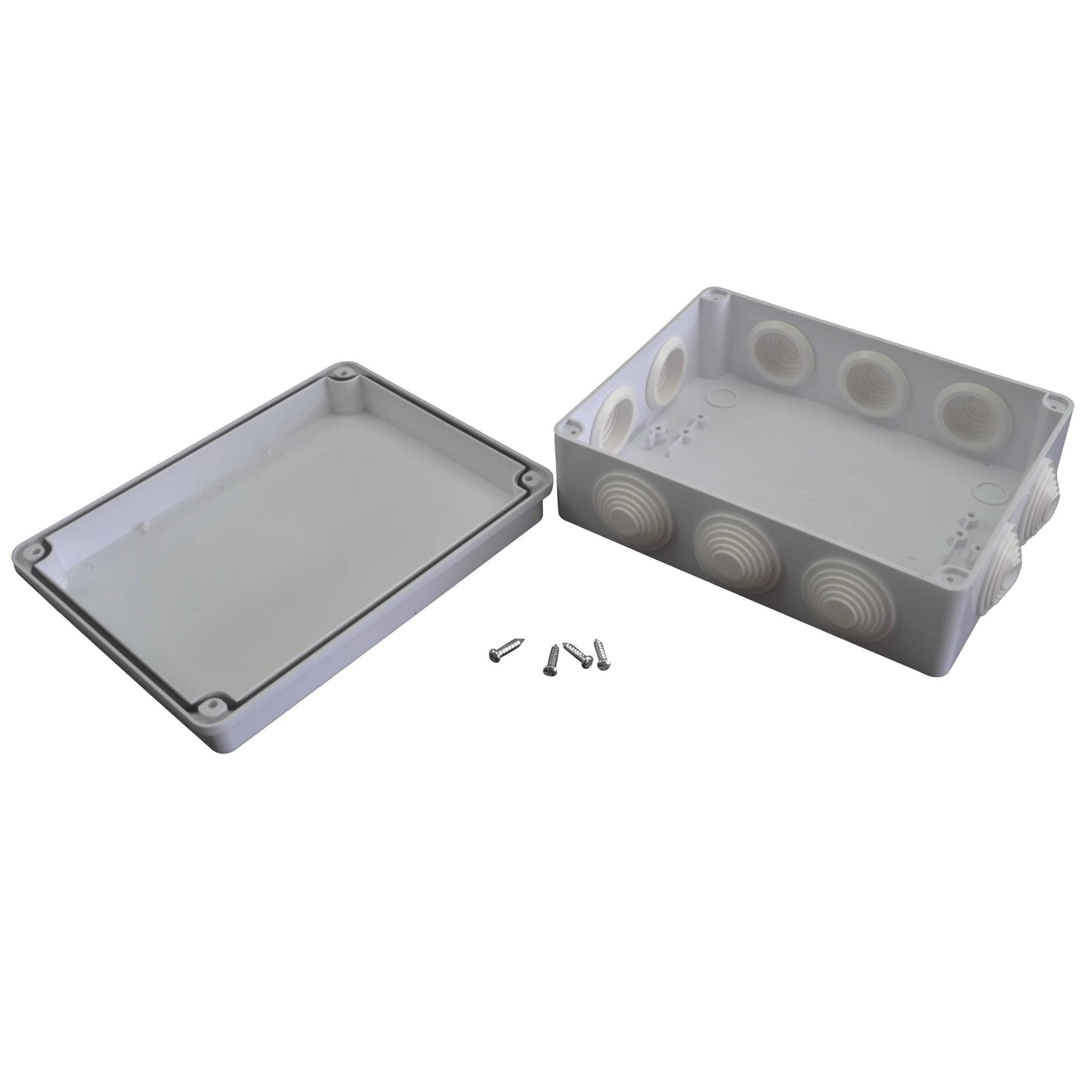 200x155x80 mm ABS Plastic IP65 Waterproof Junction Box - Twin Eagle Imports