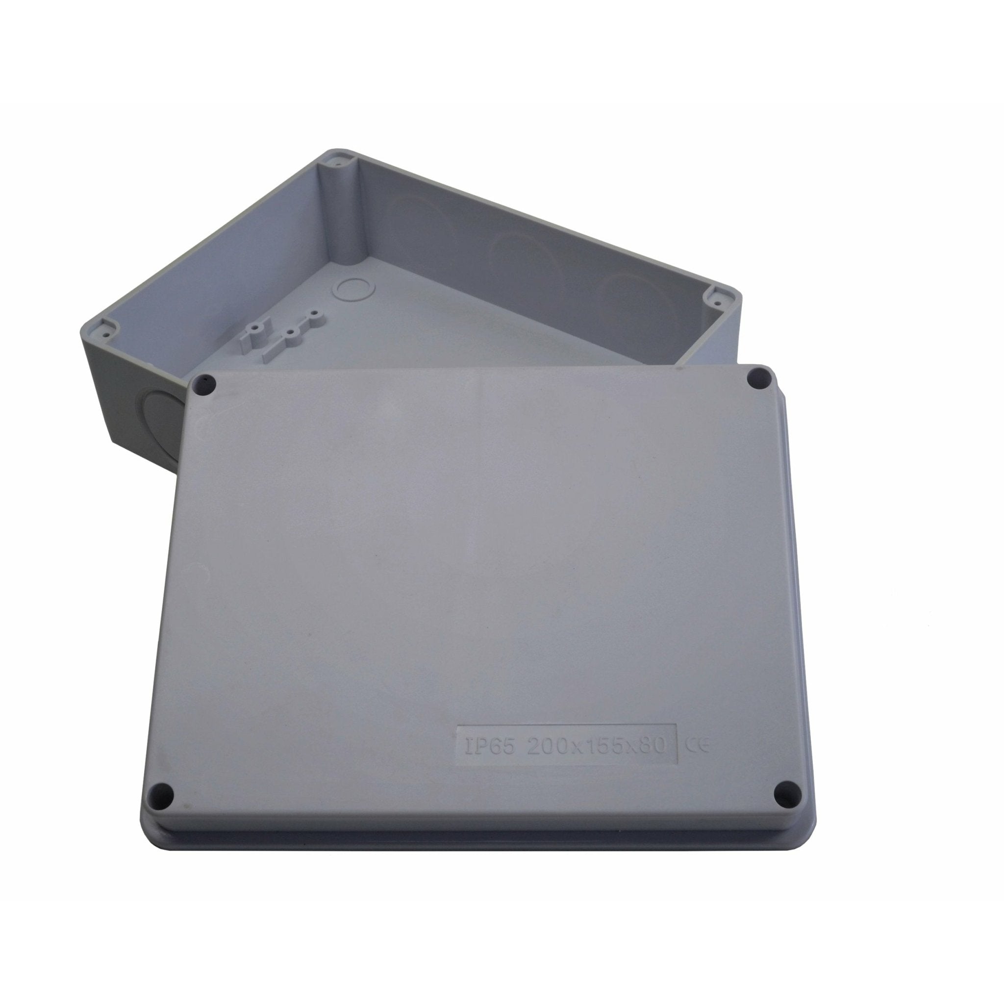 200x155x80 mm No Grommet IP65 Waterproof Junction Box - Twin Eagle Imports
