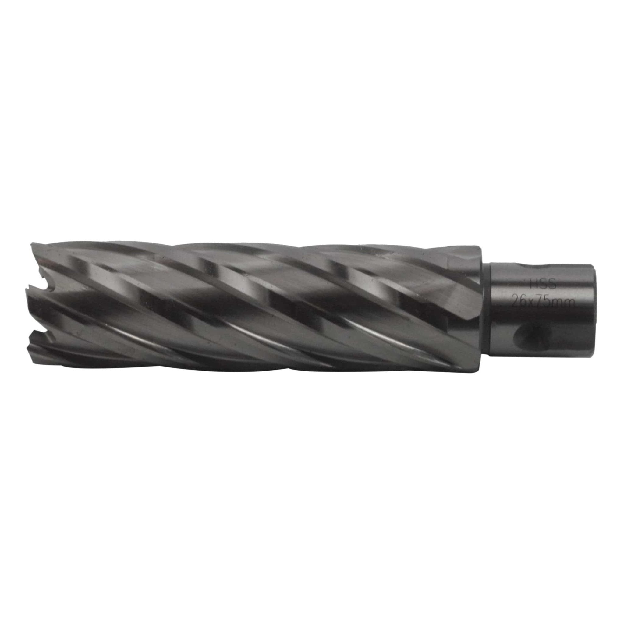 26 x 75mm D.O.C HSS 3/4" Universal Shank Annular Cutter - Twin Eagle Imports