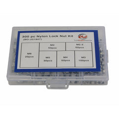 300pc Hex Nylock Nylon Carbon Steel Nut Grab Kit - Twin Eagle Imports