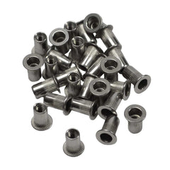 304 Stainless Steel Coarse Metric Nutsert Rivnuts M3 M4 M5 M6 M8 M10 - Twin Eagle Imports