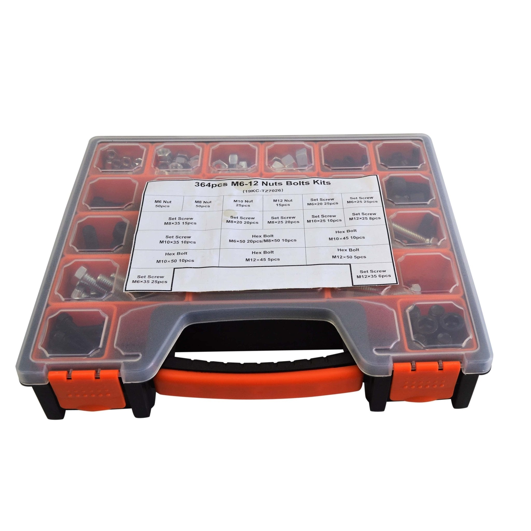 364pc High Tensile Cap Screw and Hex Bolt Grab Kit - Twin Eagle Imports