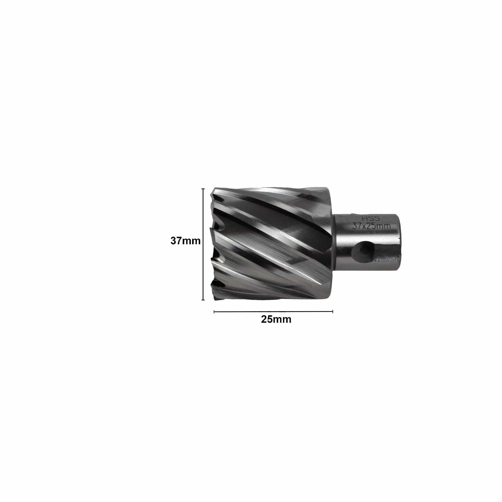 37 x 25mm D.O.C HSS 3/4" Universal Shank Annular Cutter - Twin Eagle Imports