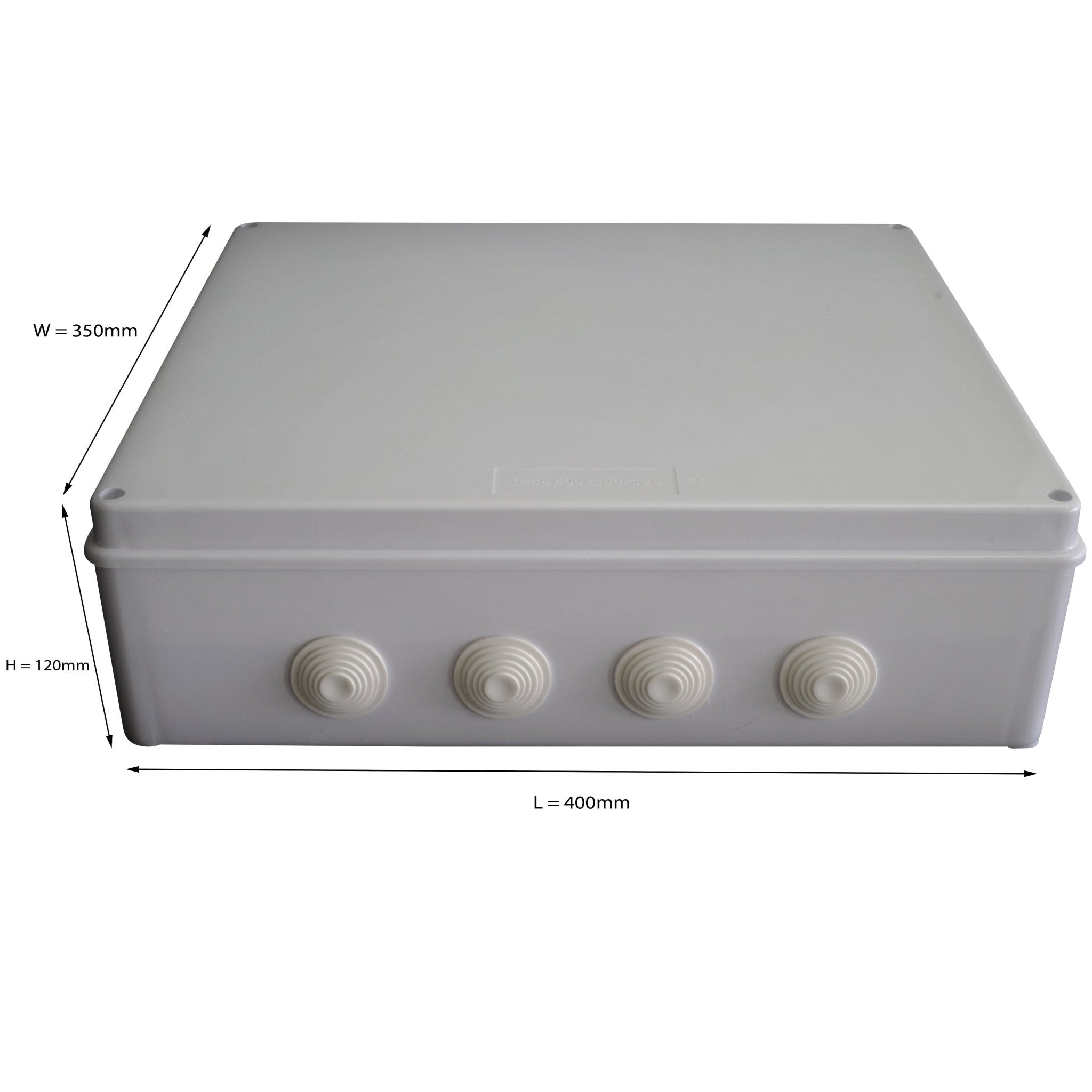 400x350x120 mm ABS Plastic IP65 Waterproof Junction Box - Twin Eagle Imports