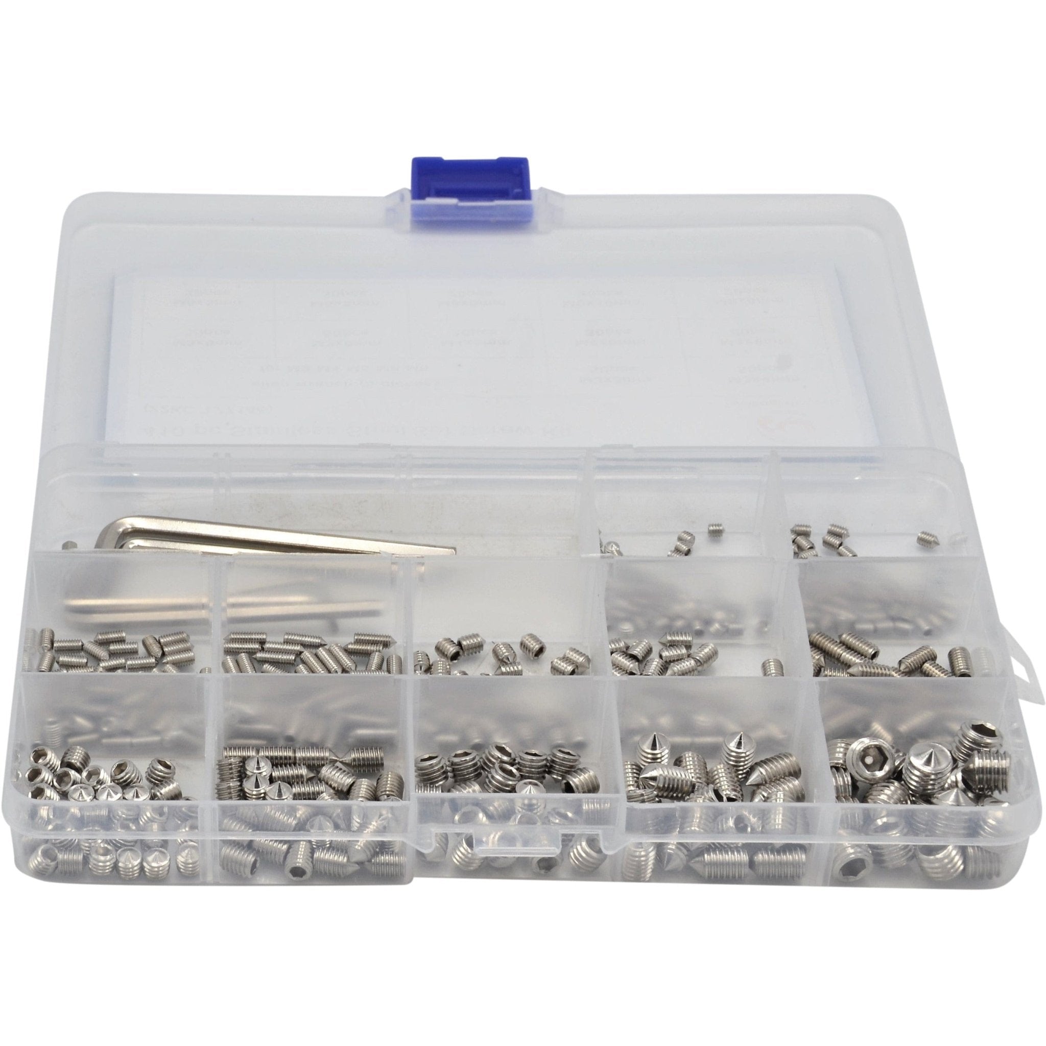 410 Piece Stainless Steel Metric Set Screw Grab Kit Assortment - Twin Eagle Imports