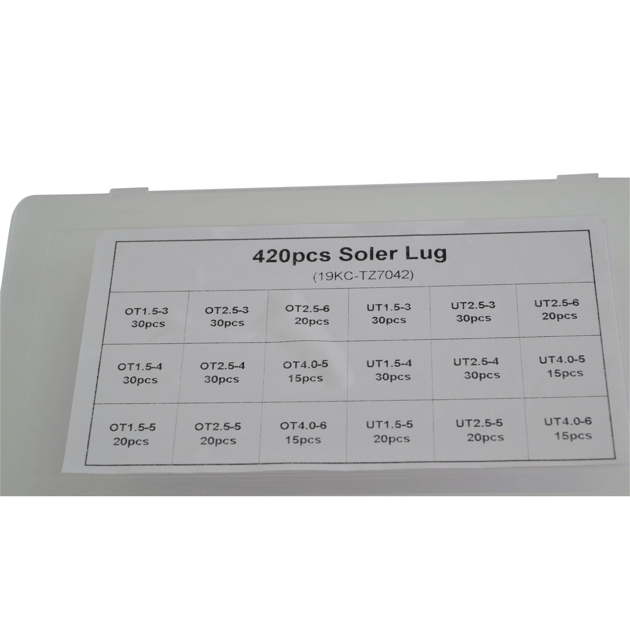 420pc Solder Lug Grab Kit Assortment - Twin Eagle Imports