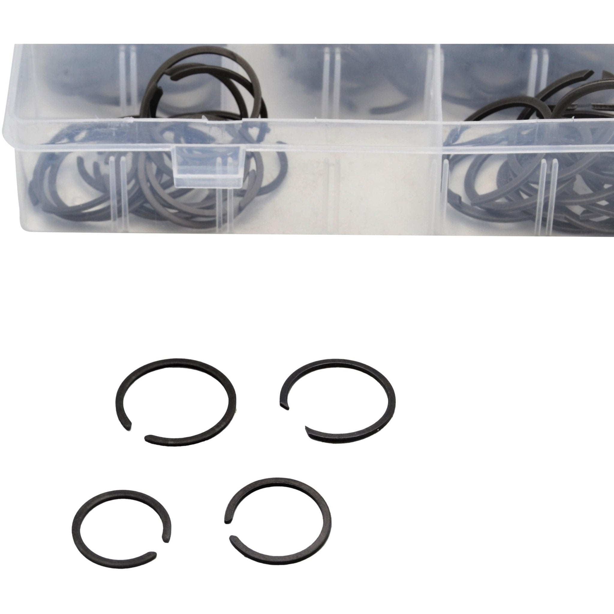 430pc 65 Mn Metric Snap Ring Retainer Grab Kit Assortment - Twin Eagle Imports