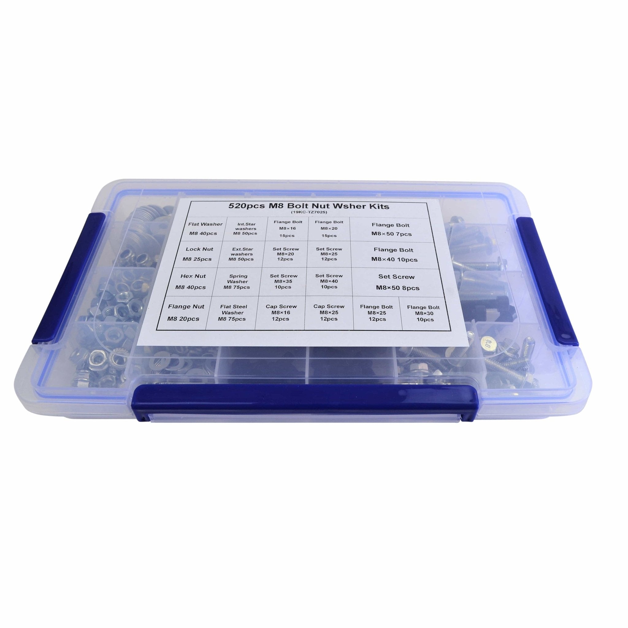 520pc High Tensile Cap Screw Bolts Grab Kit - Twin Eagle Imports