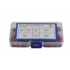 560pc Red Steel Paper Washer Grab Kit - Twin Eagle Imports