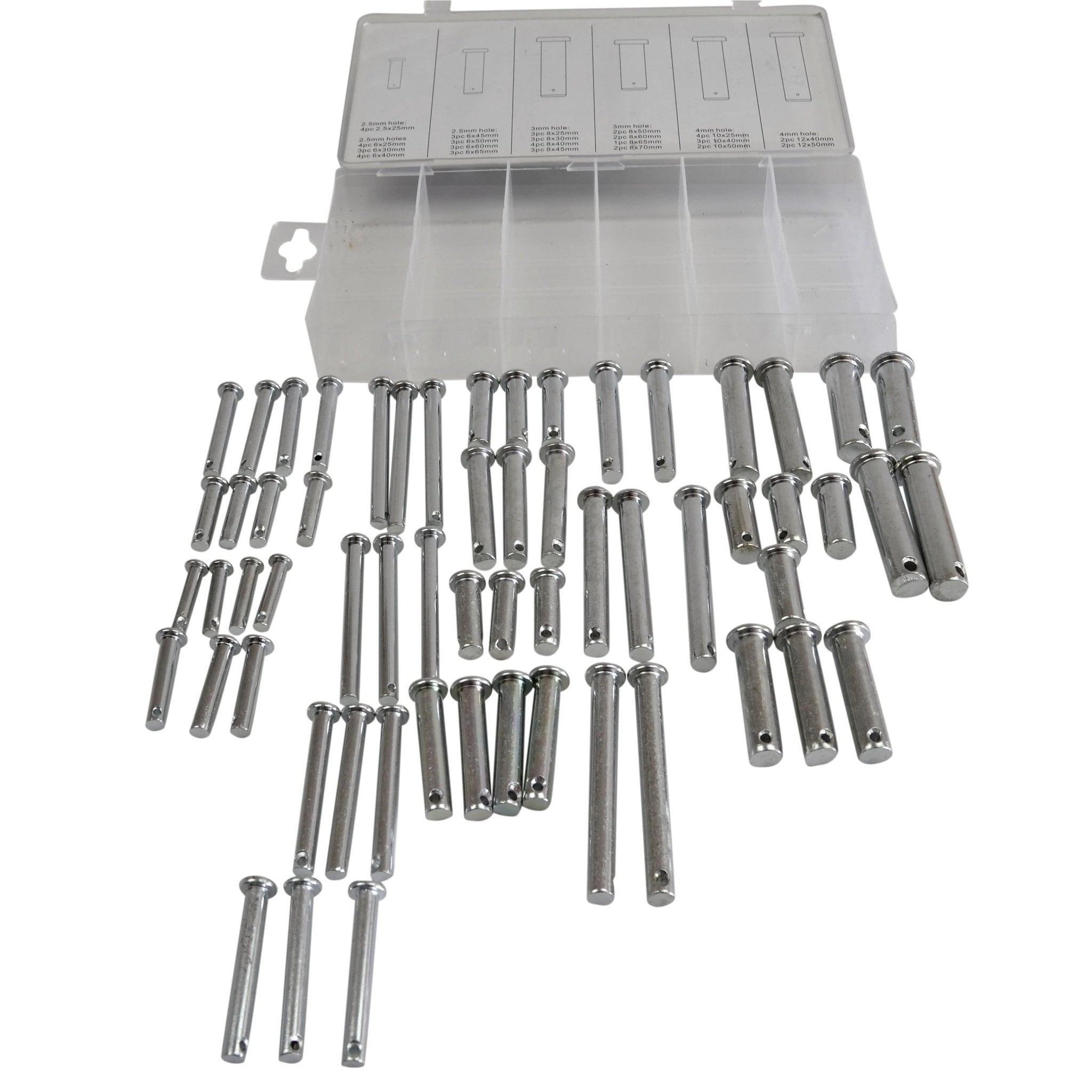 60pc Metric Clevis Pins Grab Kit - Twin Eagle Imports