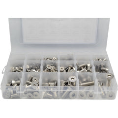 648 Piece 304 Stainless Steel Countersink Cap Screw Grab Kit Assortment - Twin Eagle Imports