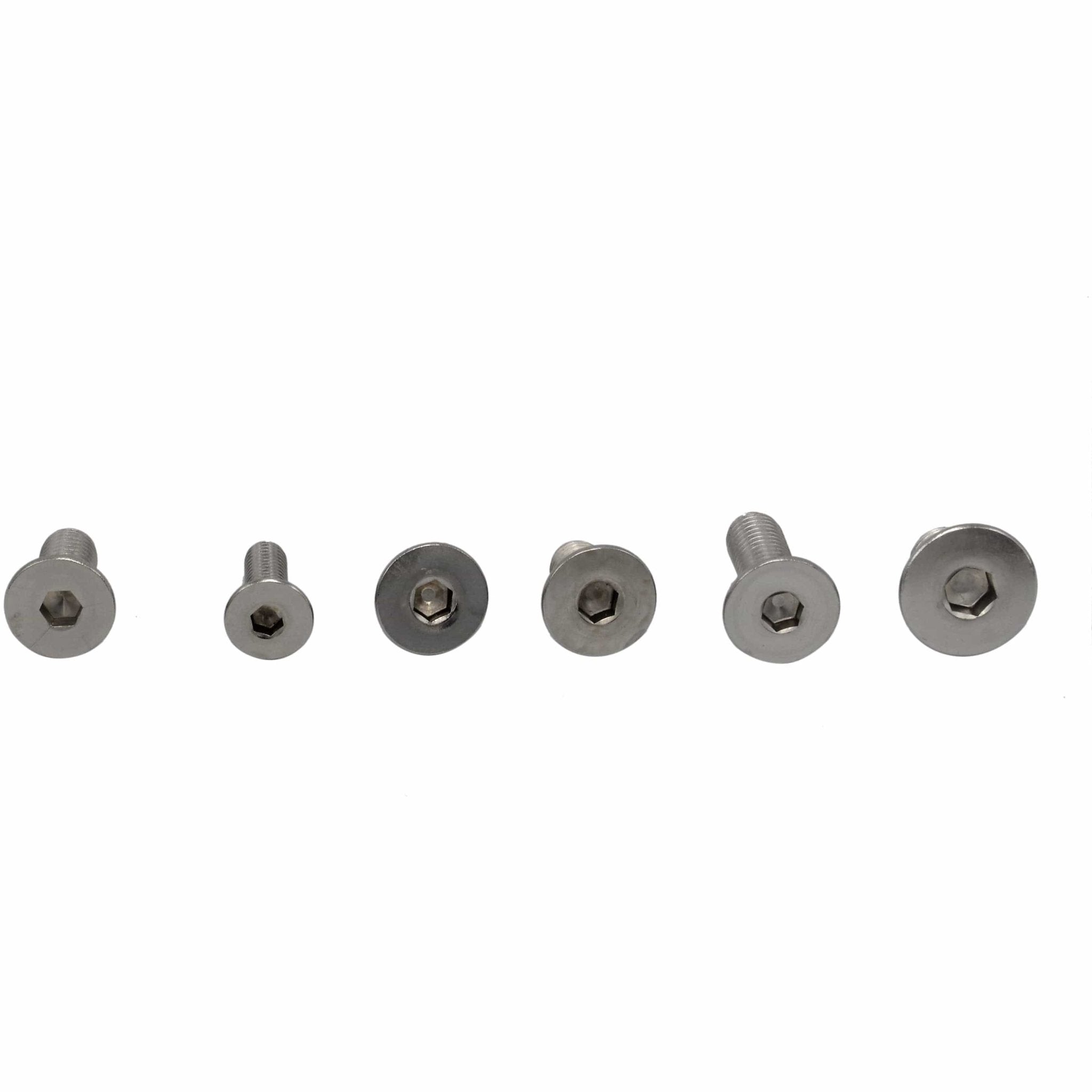 648 Piece 304 Stainless Steel Countersink Cap Screw Grab Kit Assortment - Twin Eagle Imports