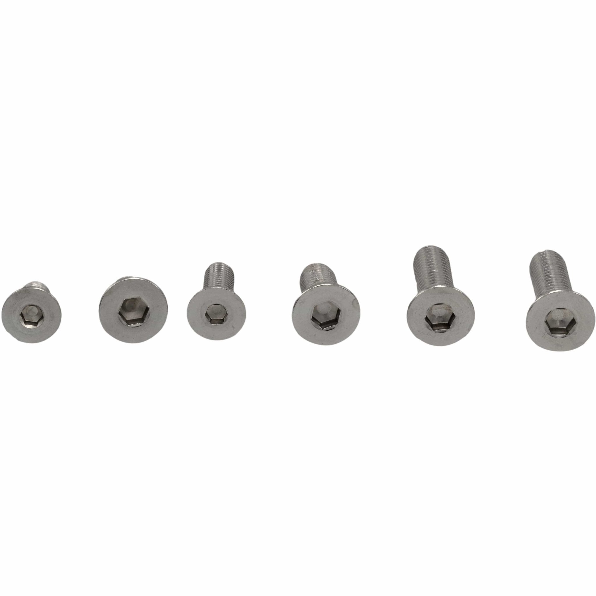 648 Piece 304 Stainless Steel Countersink Cap Screw Grab Kit Assortment - Twin Eagle Imports