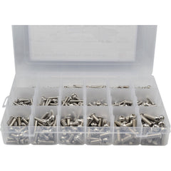 682 Piece 304 Stainless Steel Pan Head Screw Grab Kit Assortment - Twin Eagle Imports