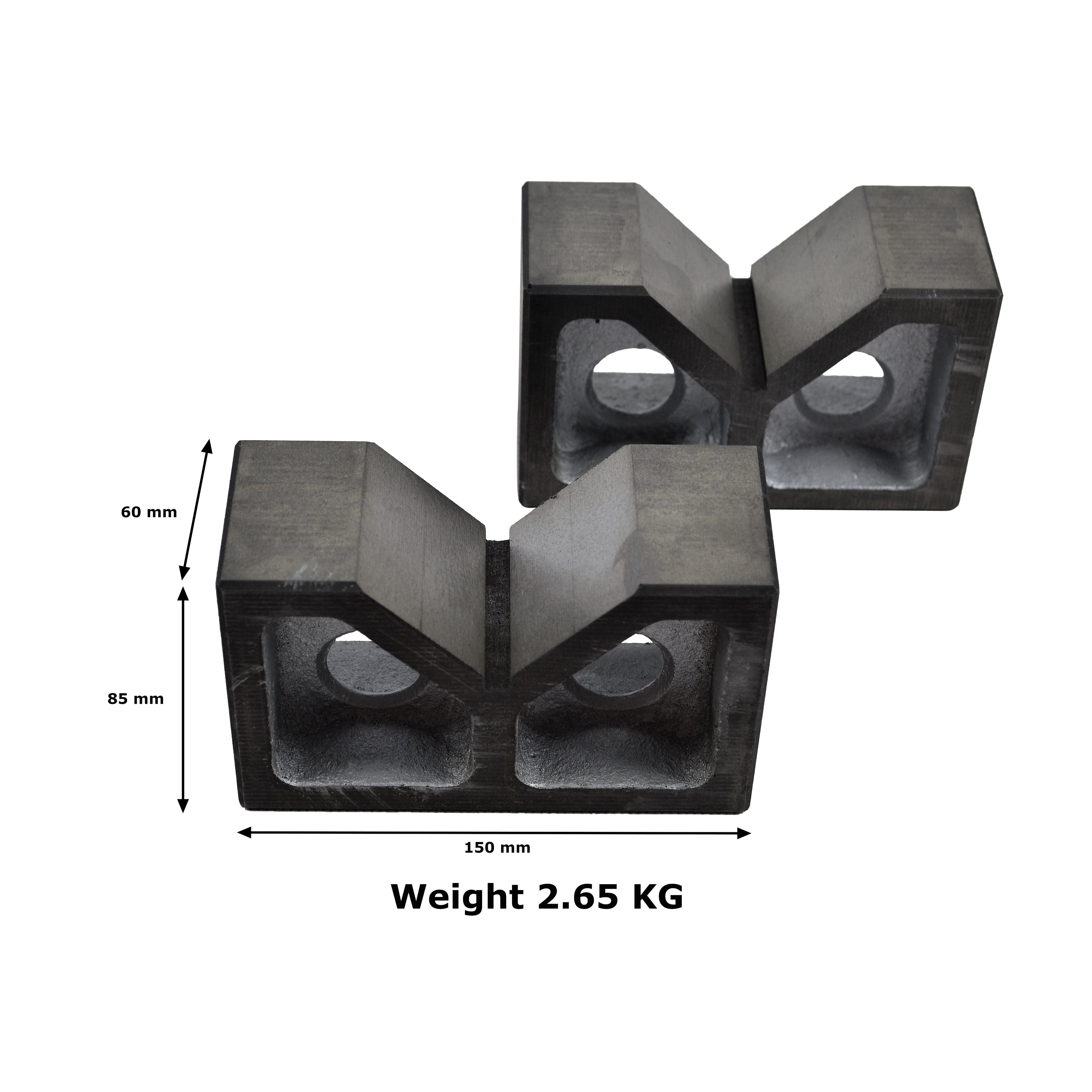cast iron v block matched pair 6"set precision tool machining milling measurement cnc 