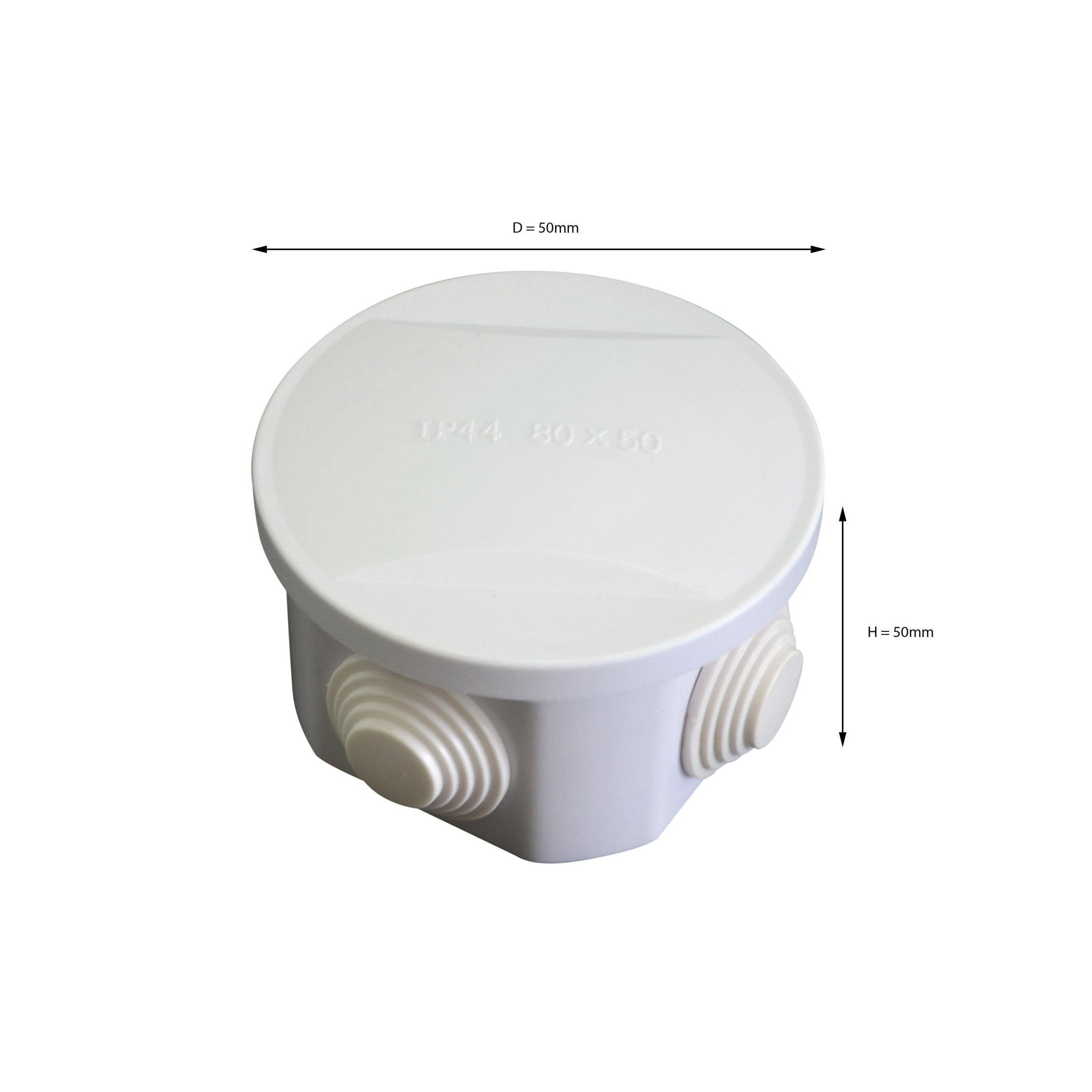 80x50 mm ABS Plastic IP44 Waterproof Junction Box - Twin Eagle Imports