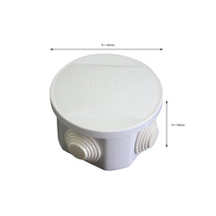 80x50 mm ABS Plastic IP44 Waterproof Junction Box - Twin Eagle Imports