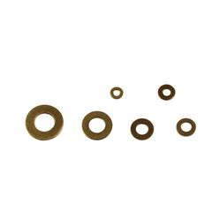 brass washer kit M2 M4 M5 M6 M8 M10 metric assortment 250piece pc fastners industrial hardware supplies