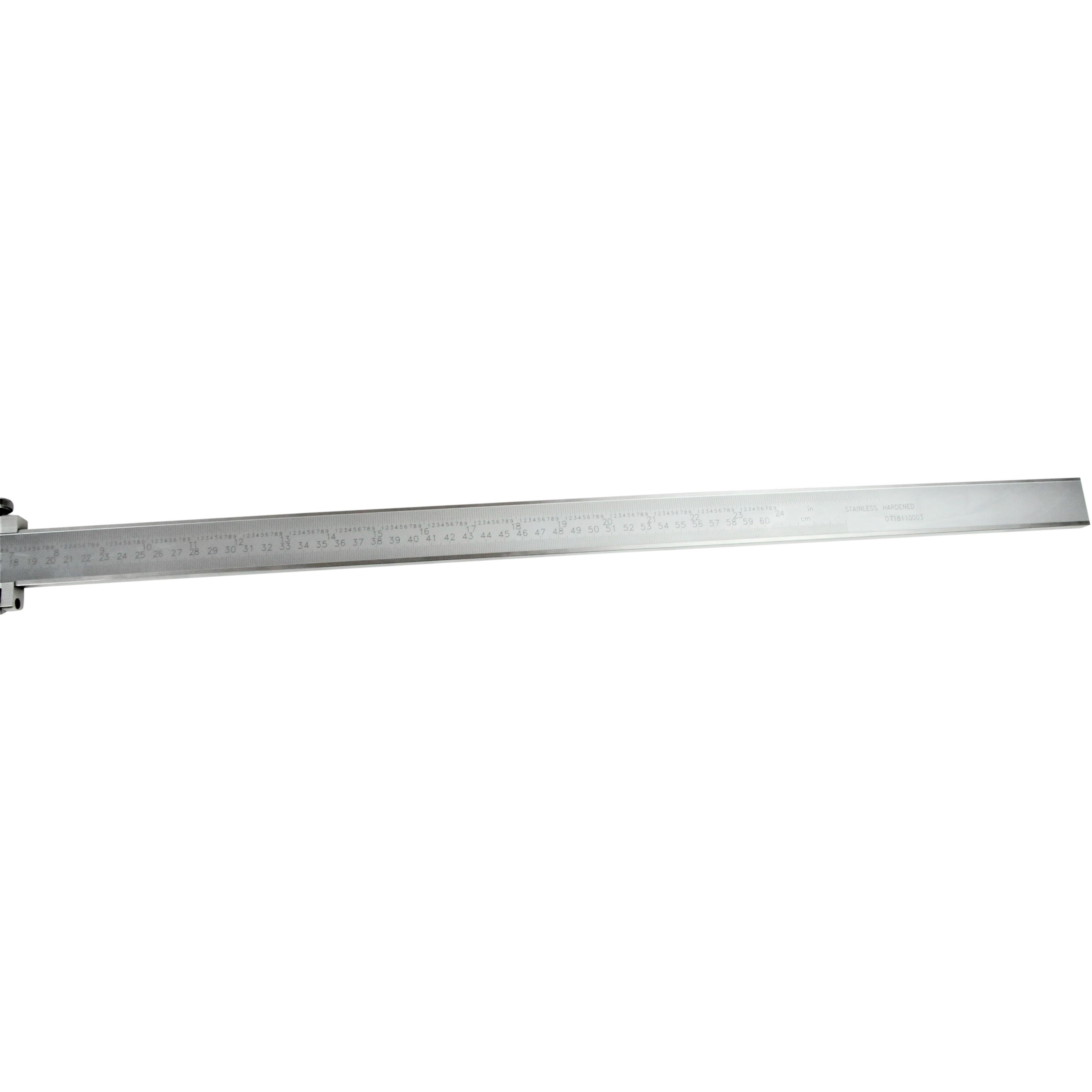 Insize Long Jaw Vernier Caliper 0-600mm/0-24" Range Series 1215-642