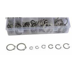 340 piece 304 Stainless Steel Internal External Snap RingCirclip Grab Kit Assortment