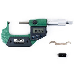 Insize Digital Spherical Anvil Tube Micrometer 0-25mm/0-1" Range Series 3560-25SE