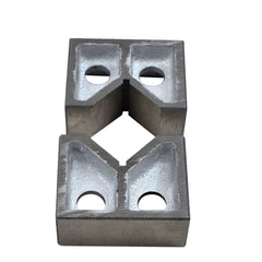 3" cast iron angle v block B3 matched pair machining milling cnc measurement metalwork industrial