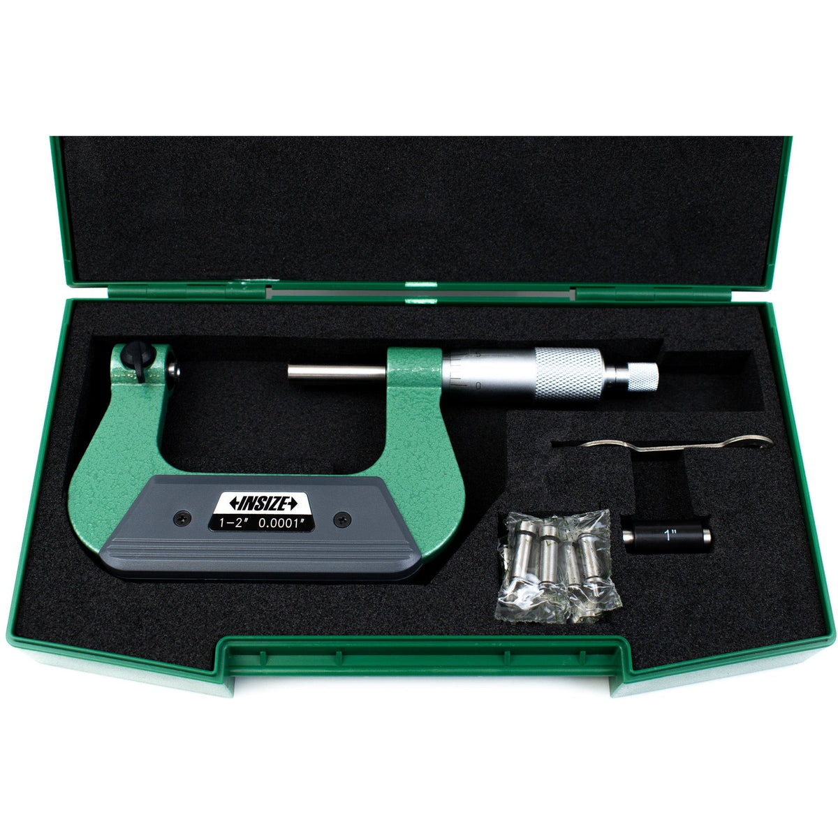 Insize Digital Non-rotating Spindle Micrometer 1-2" Range Series 3202-2