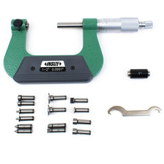 Insize Digital Non-rotating Spindle Micrometer 1-2" Range Series 3202-2