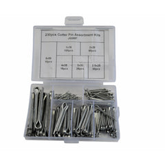 60 Piece Clevis Pin Kit & 230 Piece Cotter Pin Grab Kit Assortment