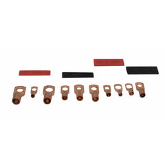 120 Piece Large Gauge Copper Lug Terminal Grab Kit Assortment