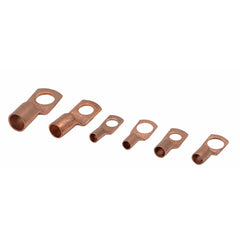 200 Piece Large Gauge Copper Lug Terminal Grab Kit Assortment