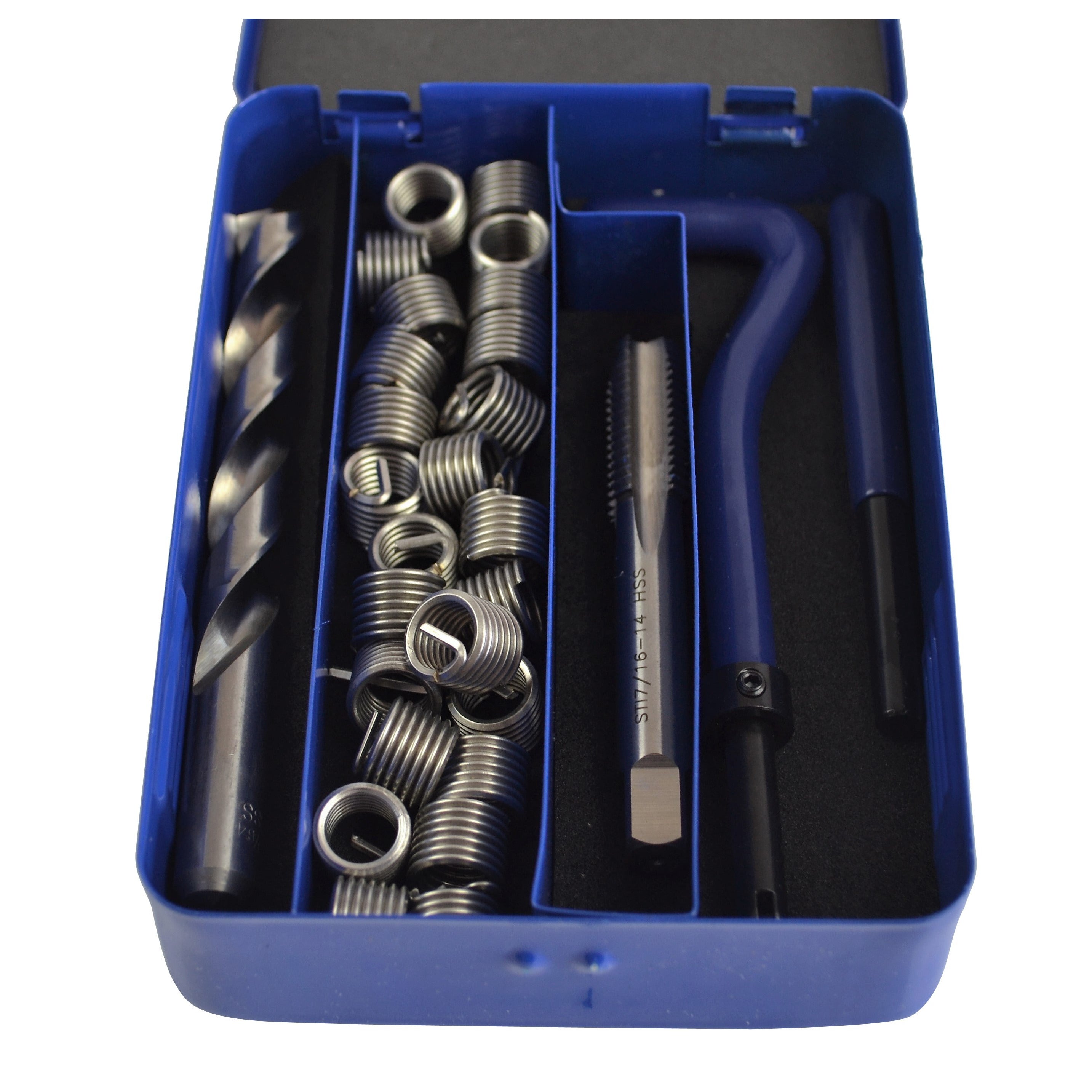 Helicoil Kit 7/16 - 14 thread repair insert tap set