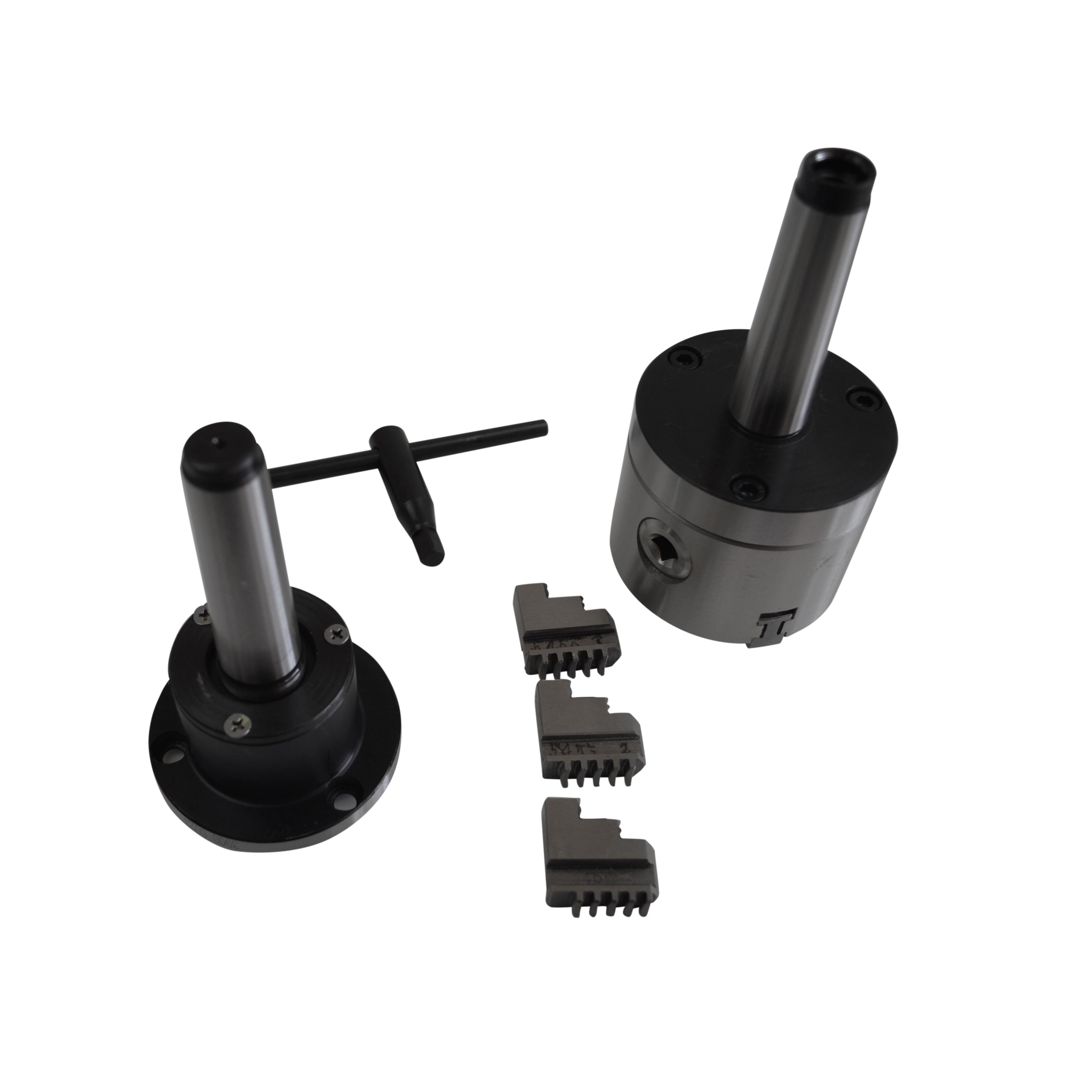 morse 3 3 jaw revolving live lathe chuck 80mm inside outside jaws cnc industrial toolholder chuck metalwork manufacturing 