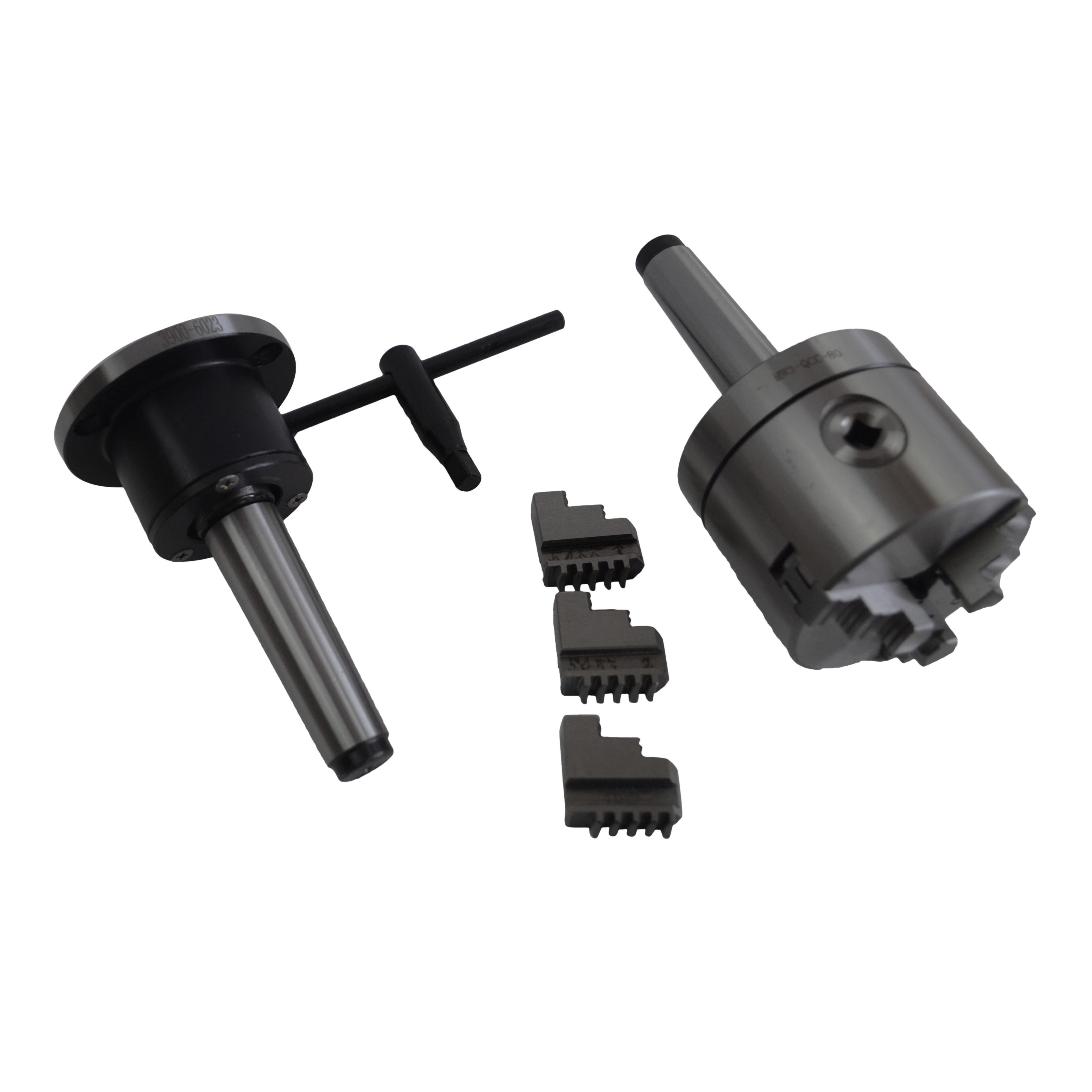 morse 3 3 jaw revolving live lathe chuck 80mm inside outside jaws cnc industrial toolholder chuck metalwork manufacturing 