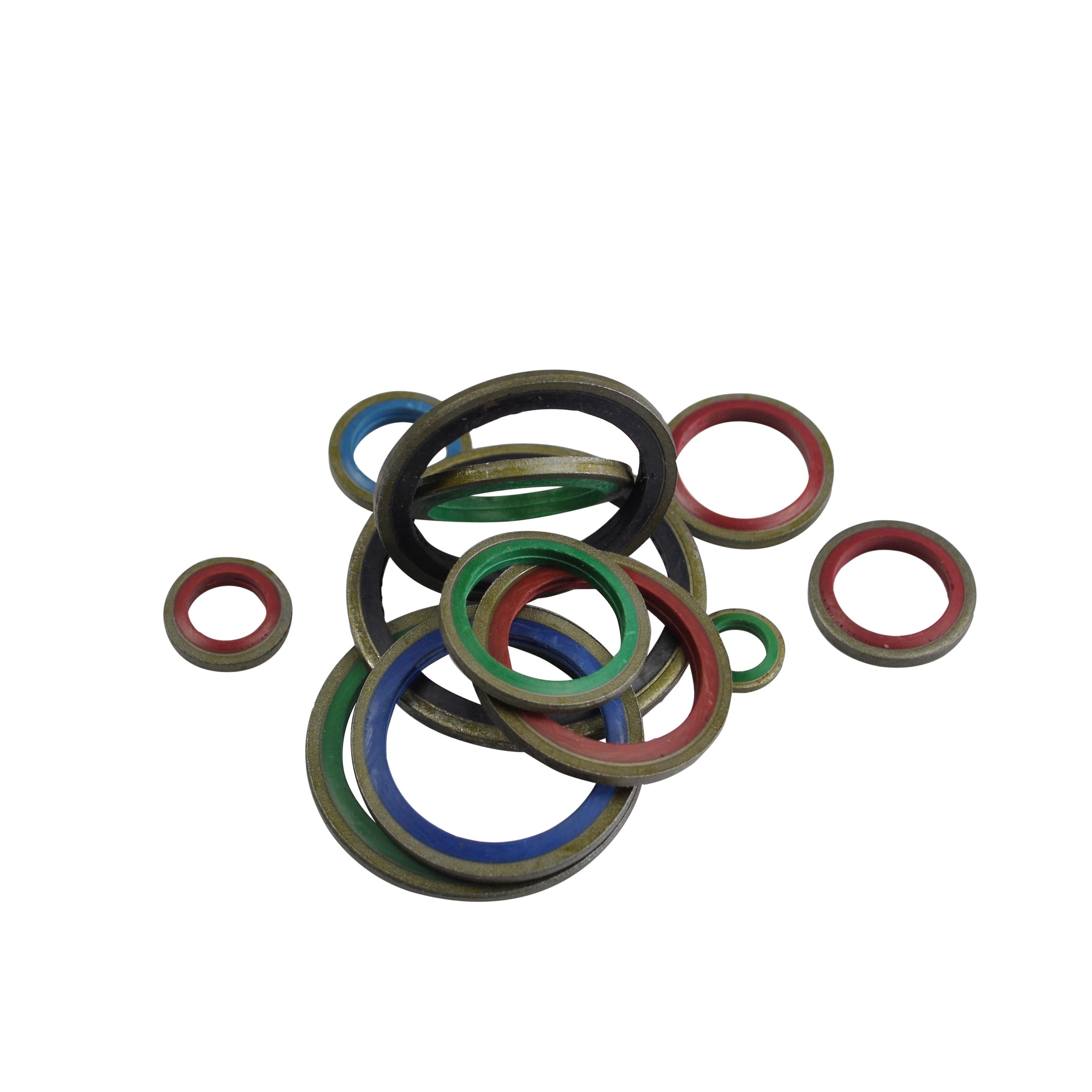 dowty washers bonded seals o-ring steel band fuel systems hydraulic equipment bolt banjo 240pc set punps plumbing assorted kit
