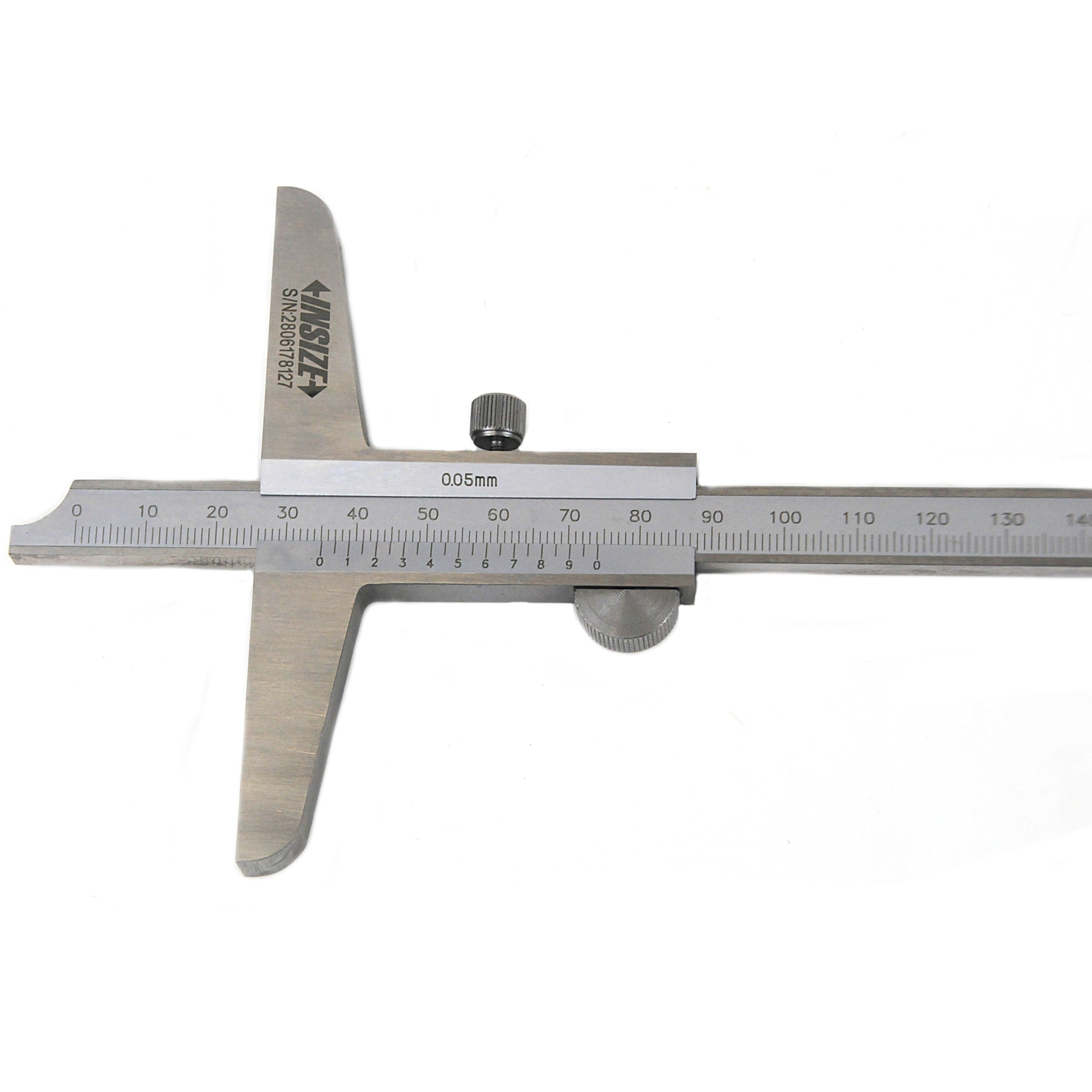 Insize Vernier Depth Gauge 0-300mm Range Series 1240-300