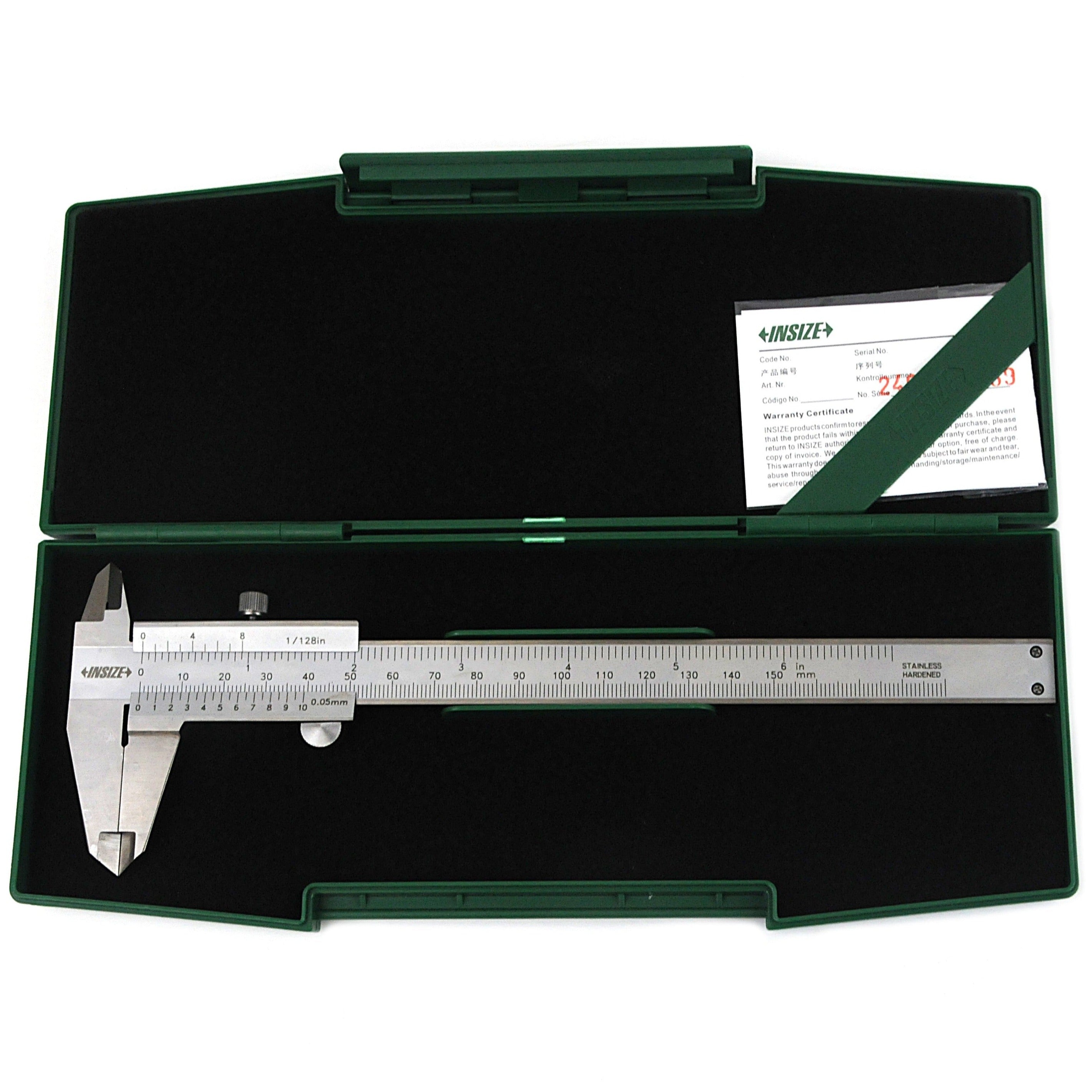 Insize Titanium Beam Vernier Caliper 0-150mm/0-6" Range Series 1219-1502