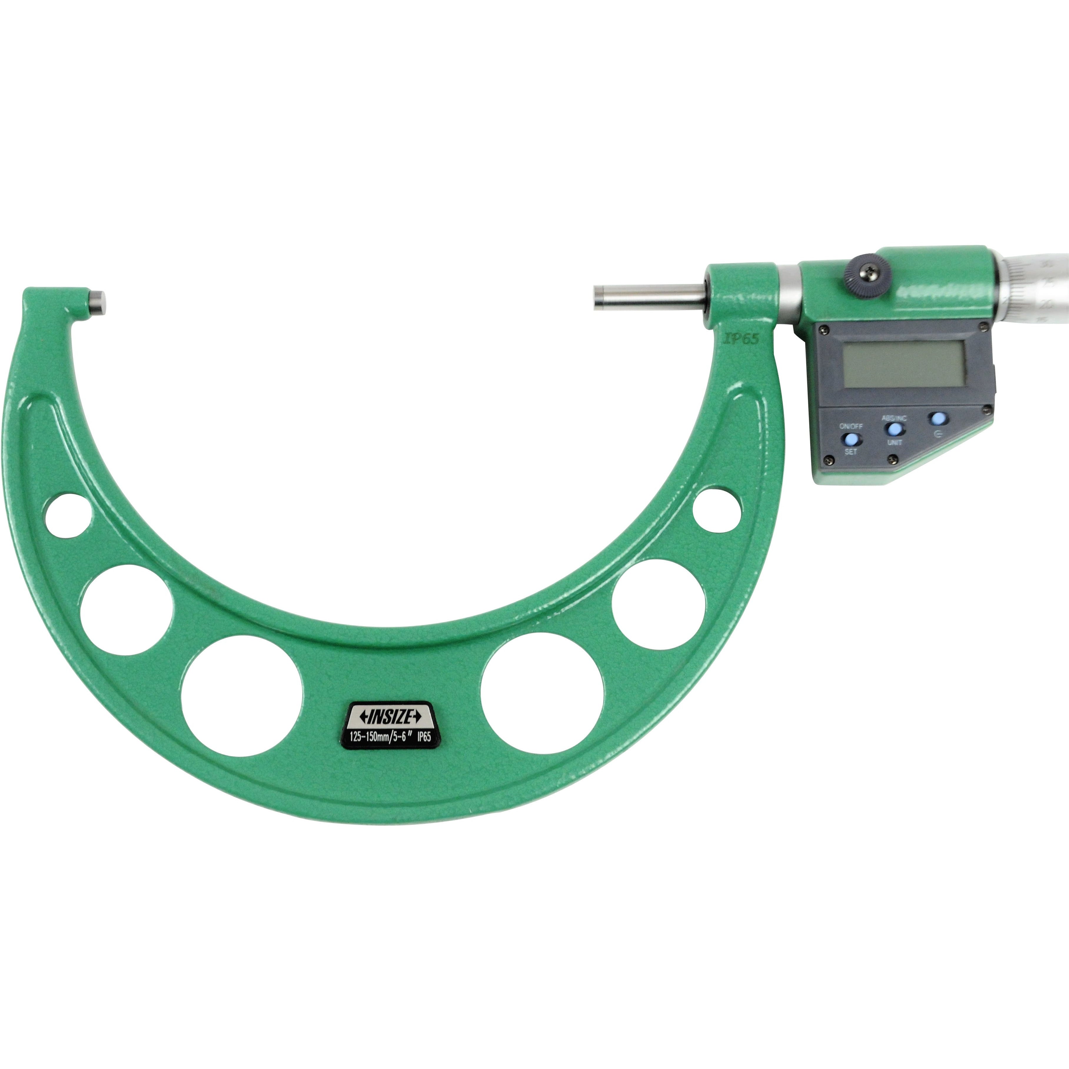 Insize IP65 Digital Outside Micrometer 125-150mm / 5-6" Range Series 3101-150A