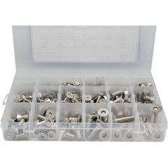 648 Piece 304 Stainless Steel Countersink Cap Screw Grab Kit Assortment