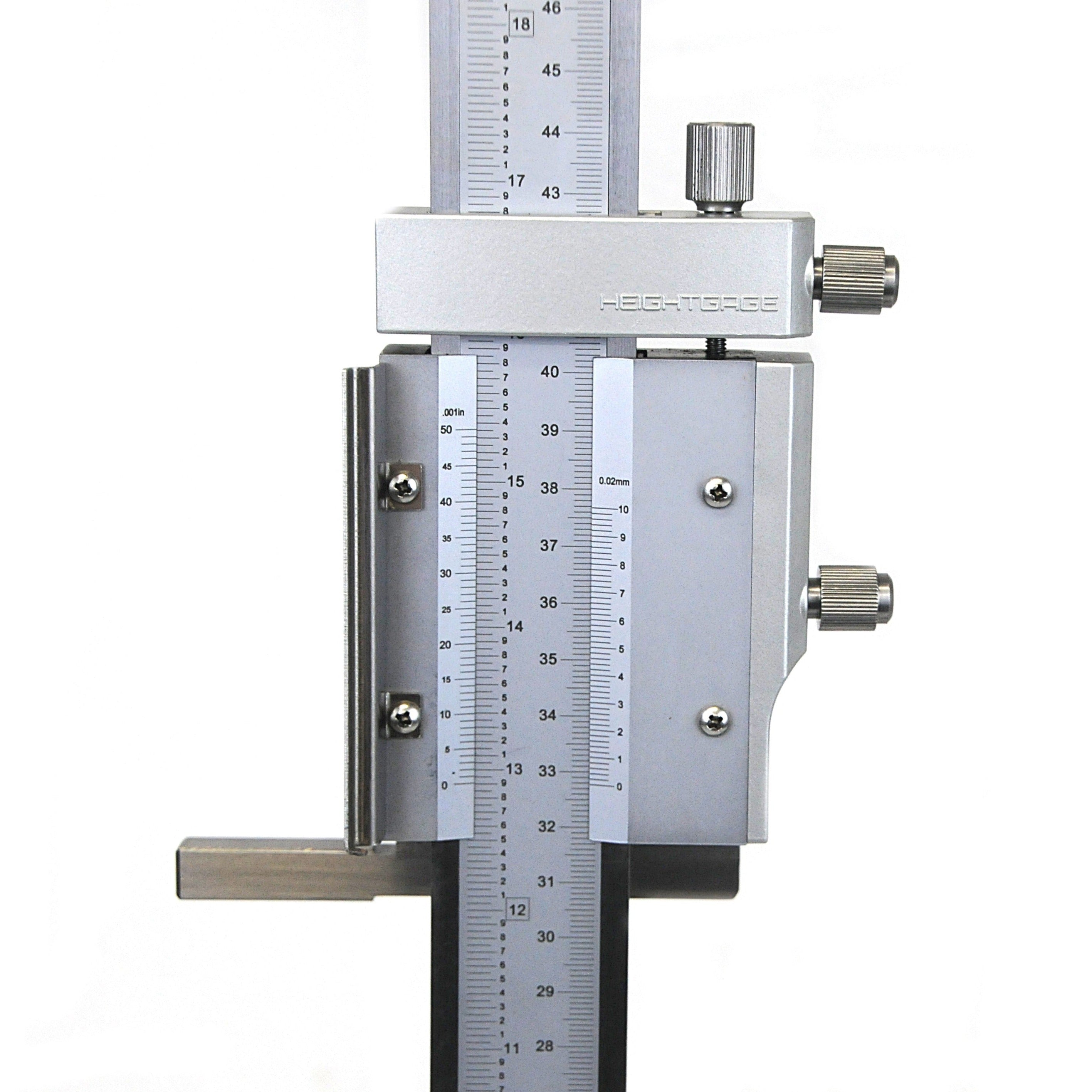 Insize Vernier Height Gauge 0-600mm / 0-24" Range Series 1250-600