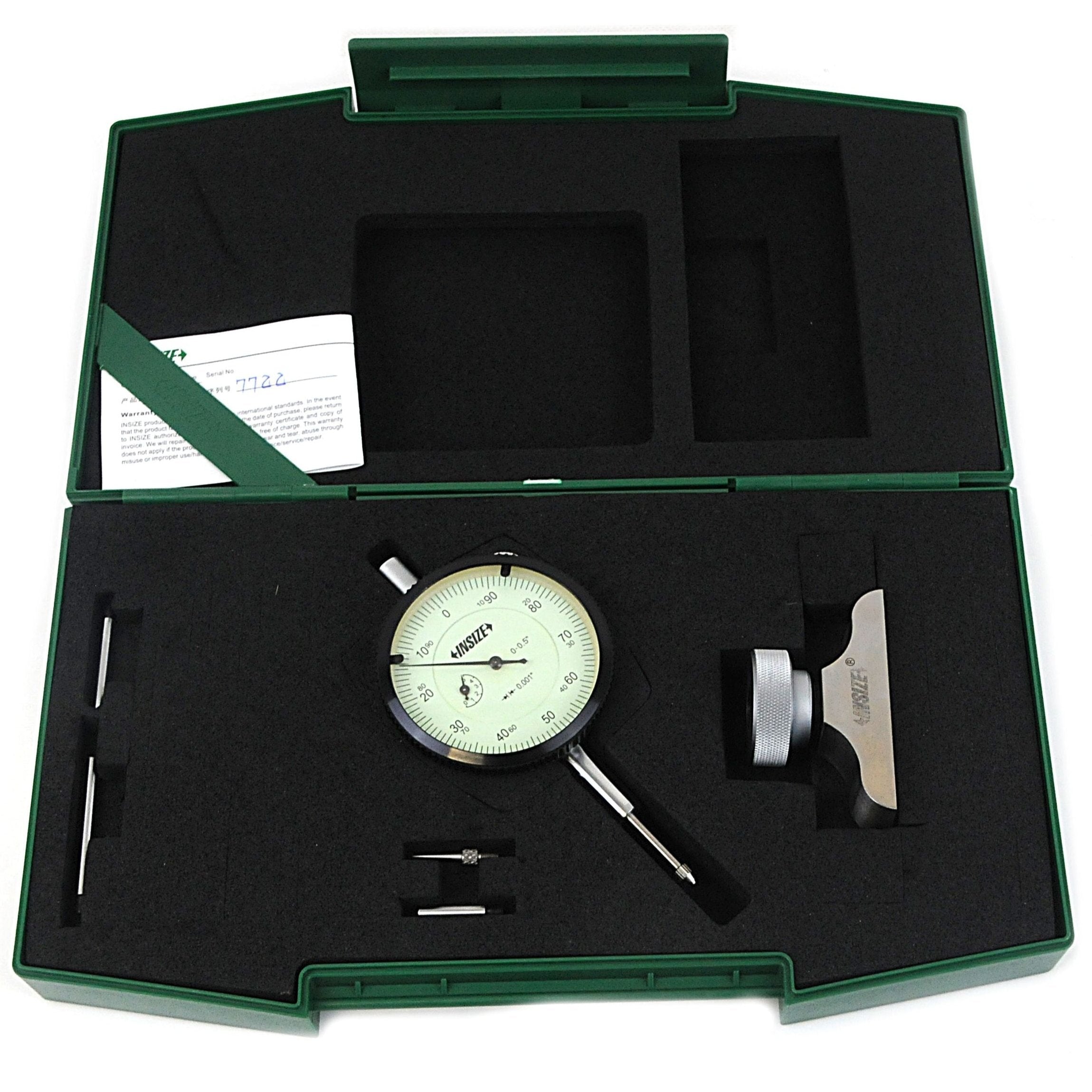 Insize Dial Depth Gauge 0-1.2" Range Series 2341-E1