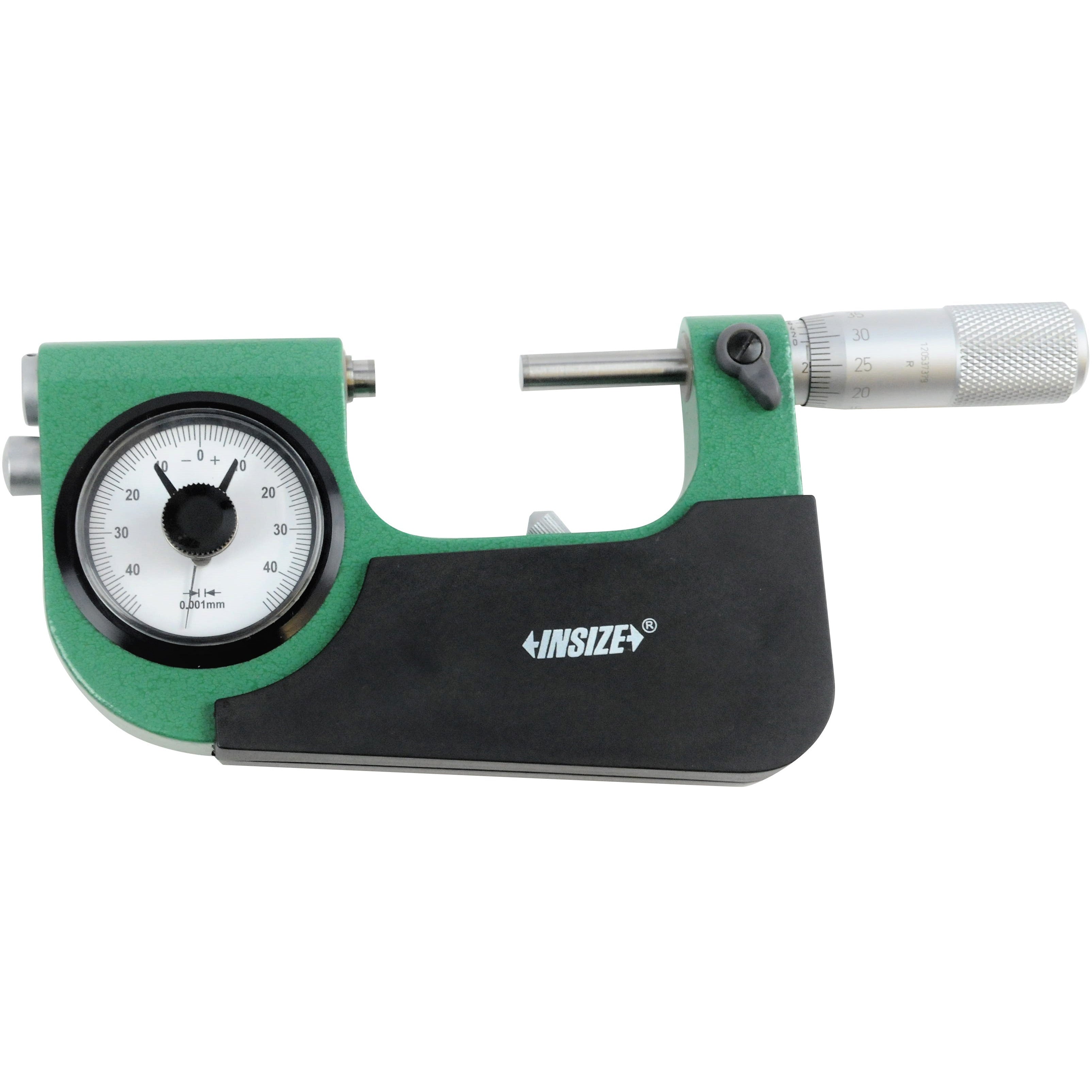 Insize Indicating Micrometer with Support 25-50mm Range Series 3332-50