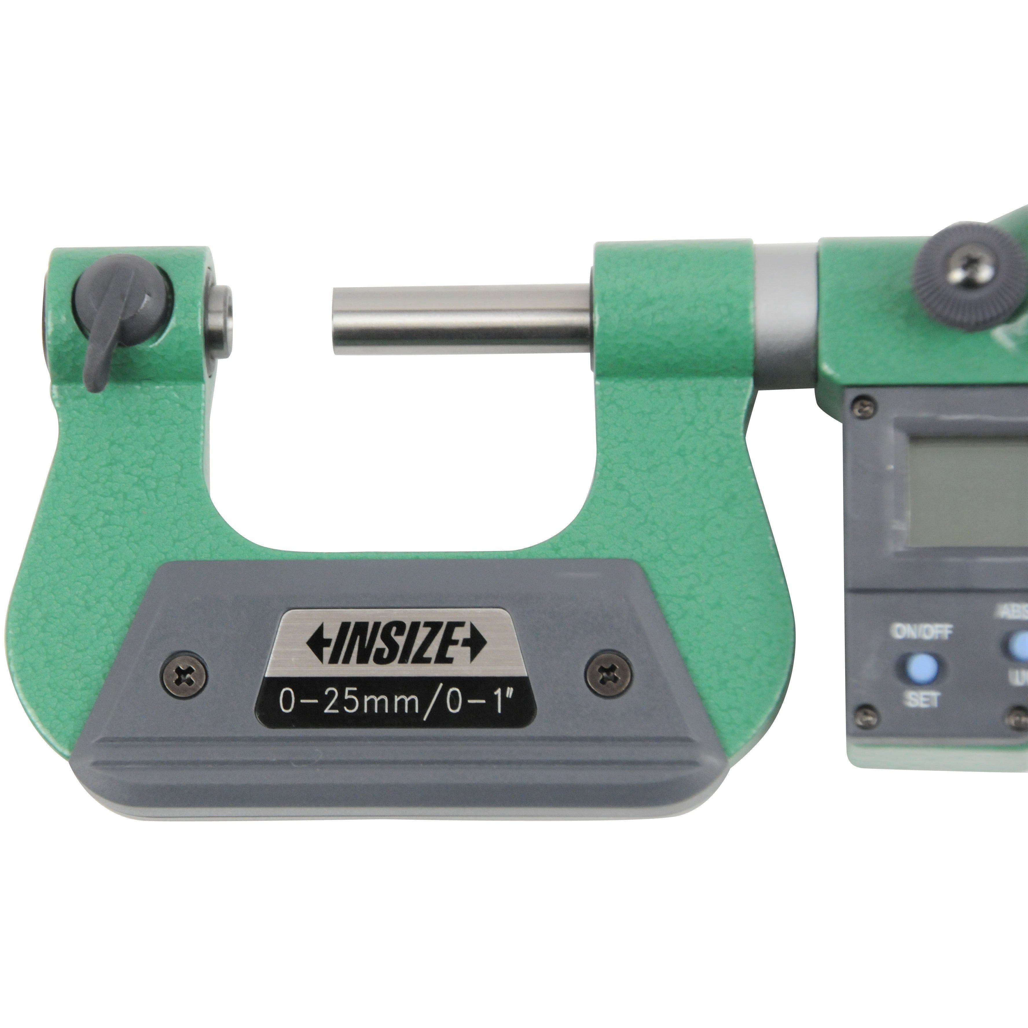 Insize Digital Screw Thread Micrometer 0-25mm/0-1" Range Series 3581-25A