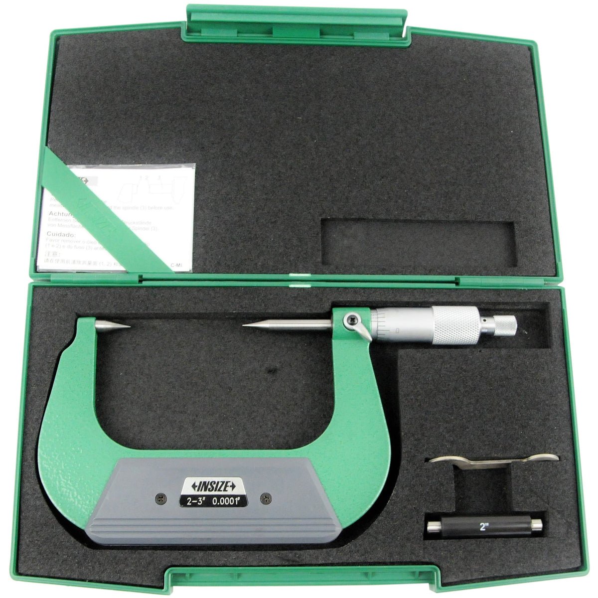 Insize Point Micrometer 2-3" Range Series 3230-3