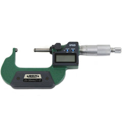 Insize Digital Spherical Anvil Tube Micrometer 25-50mm/1-2" Range Series 3560-50SA