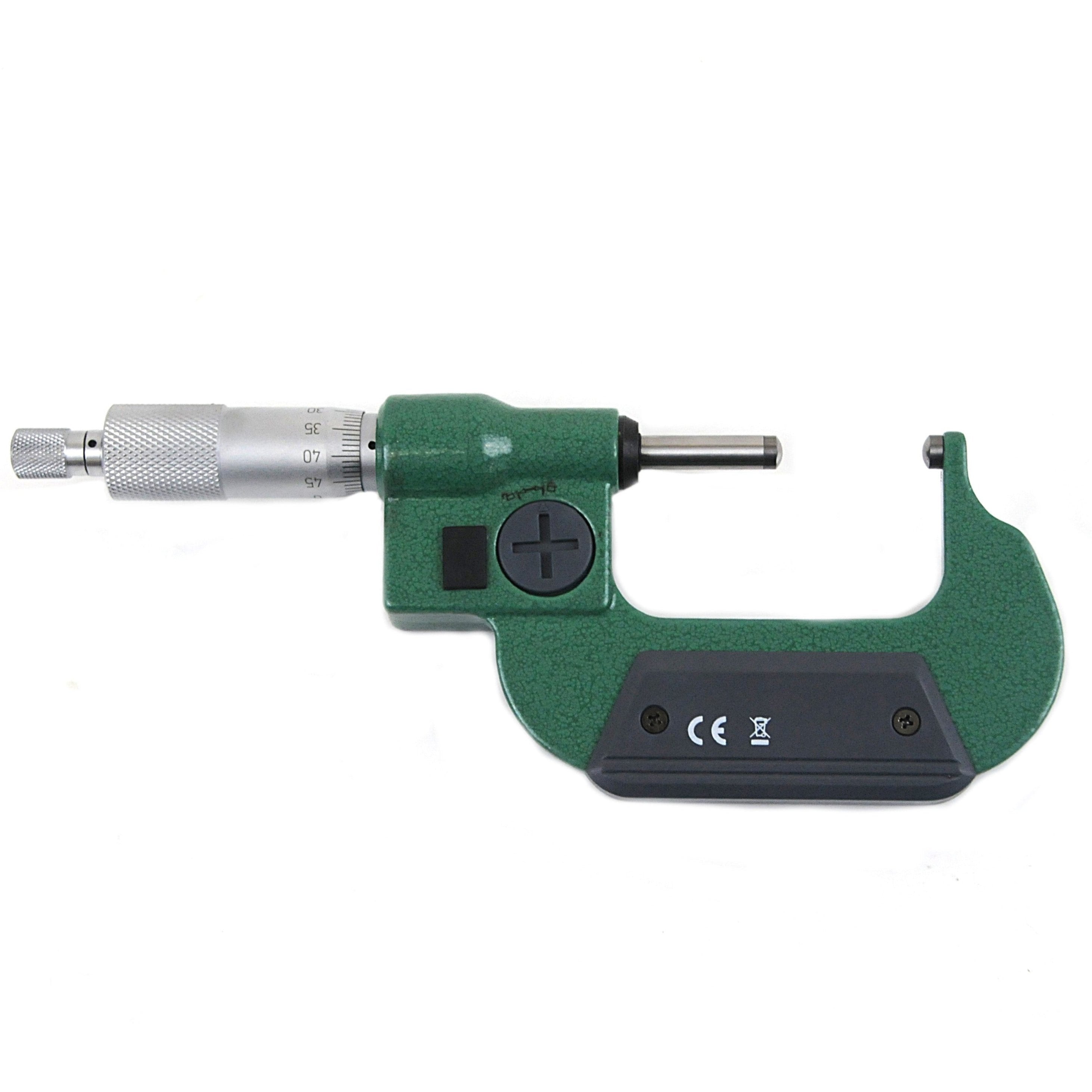 Insize Digital Spherical Anvil Tube Micrometer 25-50mm/1-2" Range Series 3560-50SA